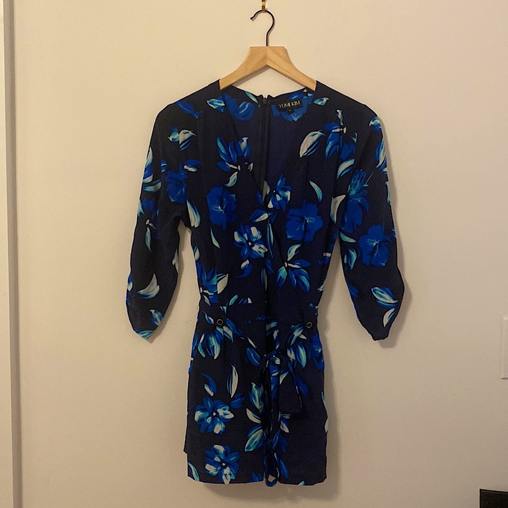 Yumi Kim Floral Blue Small Romper